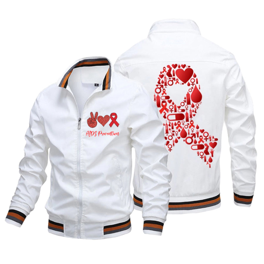 AIDS Prevention Stroke Awareness- Custom Flight Jacket