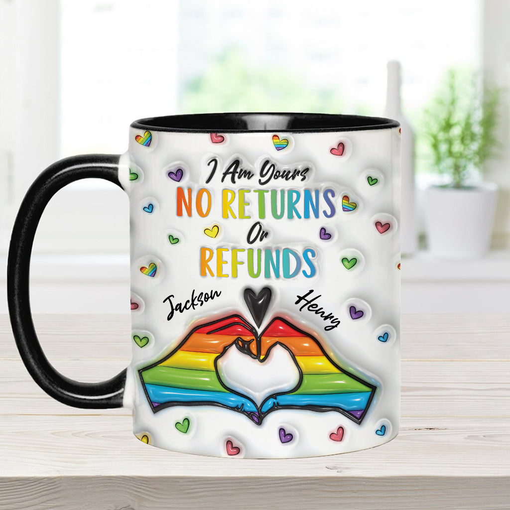 I Am Yours - Personalized Couple Accent Mug (Add hot water to show the pattern)