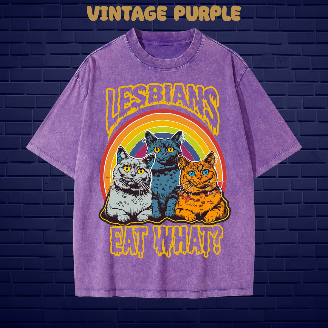 Lesbians eat what vintage oversized shirt, LGBT funny shirt, LGBT vintage shirt, oversized unisex shirt, pride month shirt, meme t-shirt