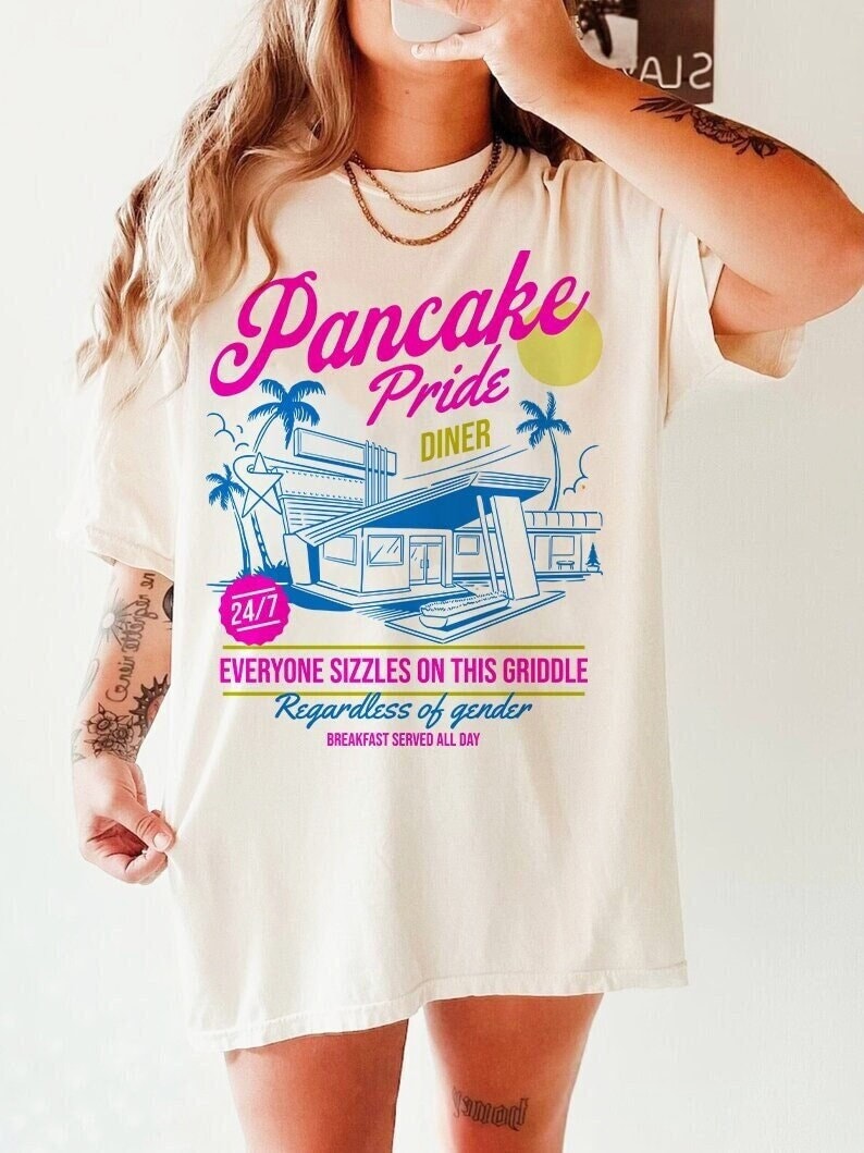 Pan pride | pansexual shirt | pansexual flag | subtle pansexual | subtle pride shirt | queer owned shop | pancake pride | pansexual top |