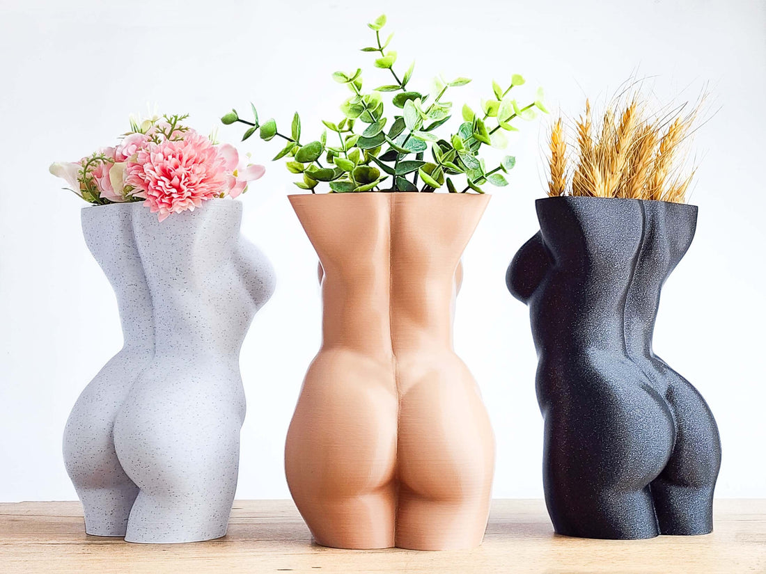 Body Positive Succulent Planter, Female Butt Planter, Small Plant Pot, Body Positive Vase, Plant Lover Gift, Gift for Her, Body Positive Art