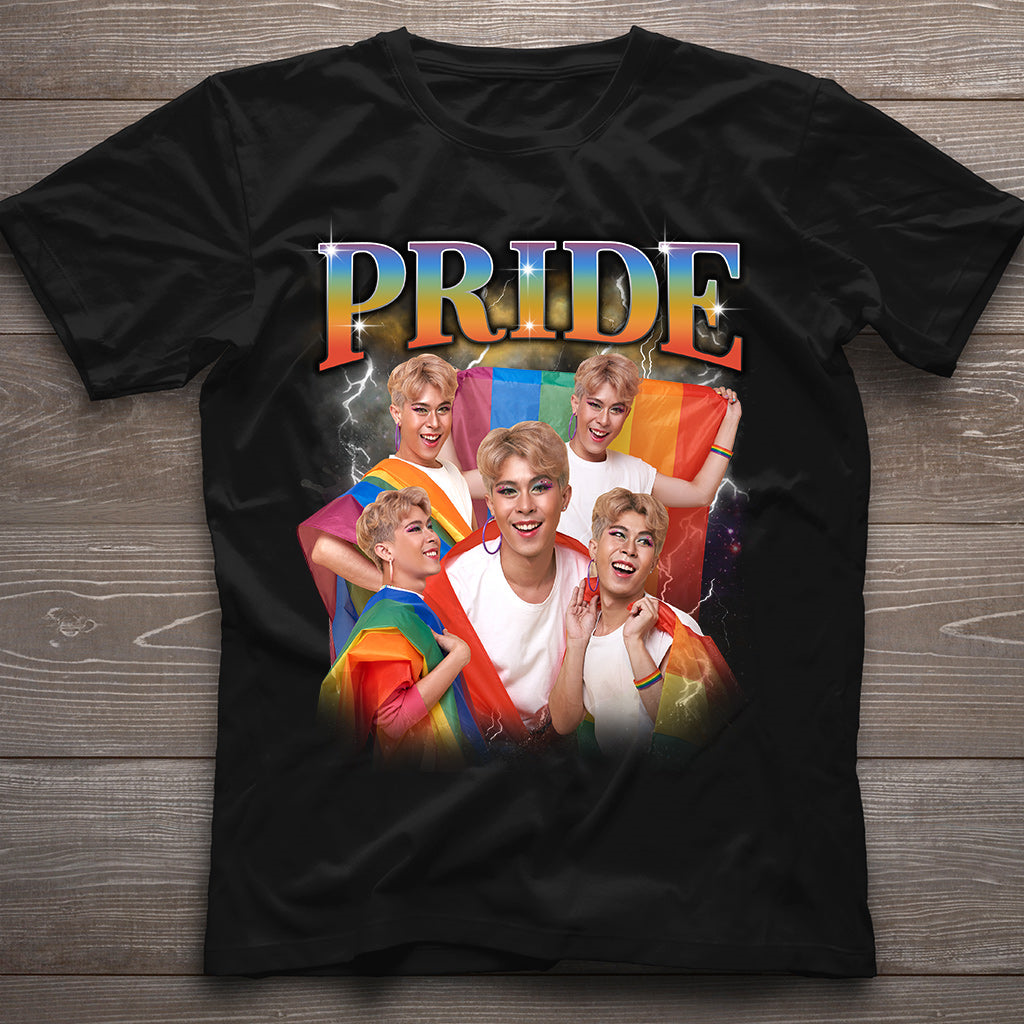 Pride Bootleg Rap Style Photo Custom - Personalized LGBT Support T-shirt And Hoodie