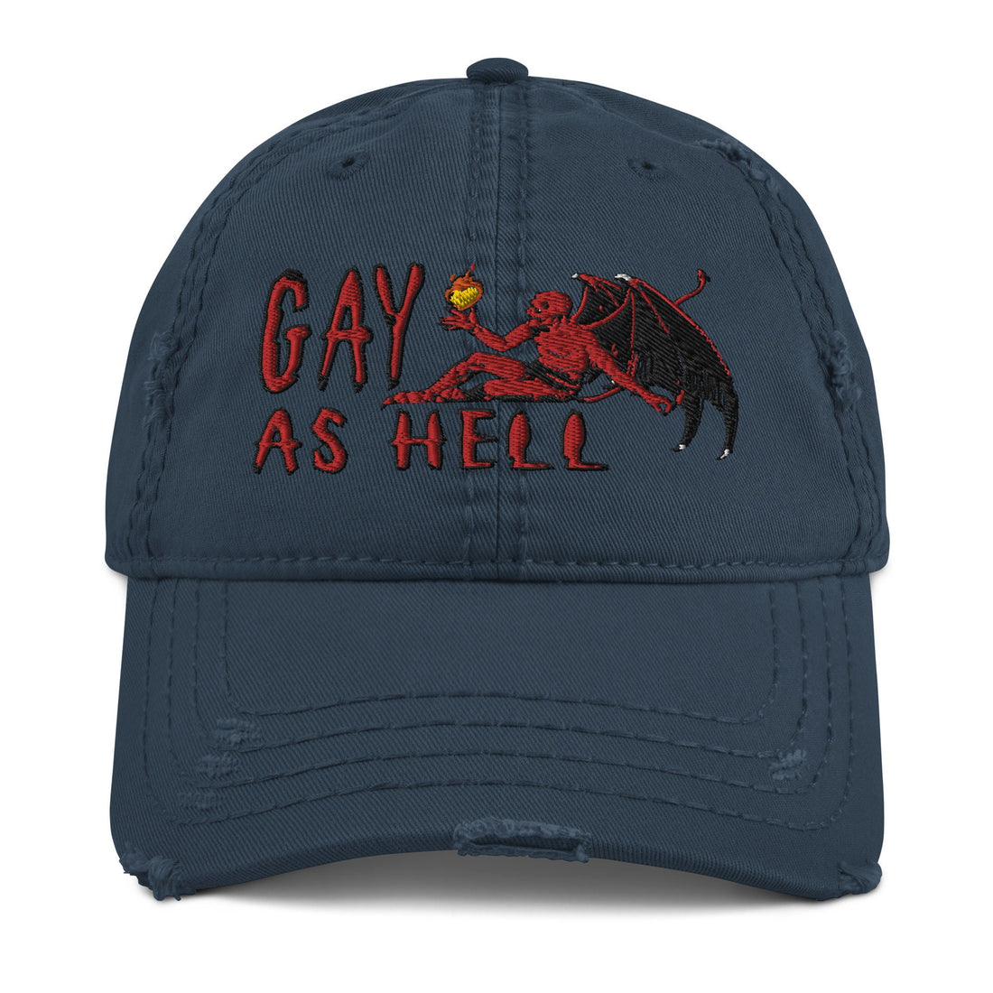 GAYER - LGBTQ, Metal, Ironic Meme Gay As Hell  Pride, Meme, Demons Hat