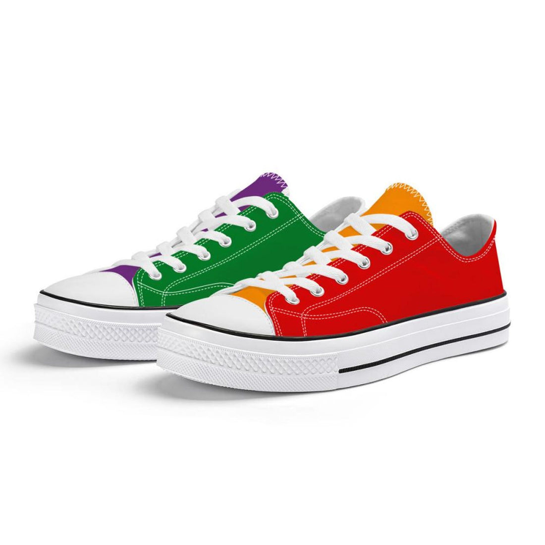 Pride Rainbow Split Sneakers