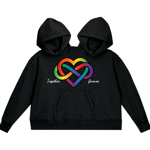 Unlimited Love - Couples Double Hooded Hoodie