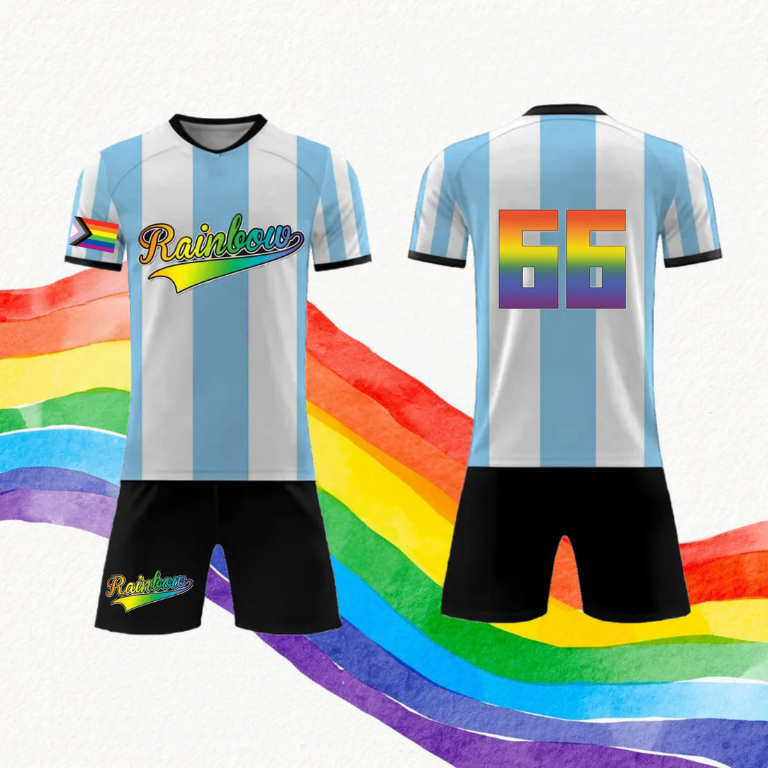 Customized LGBT Argentina football kit