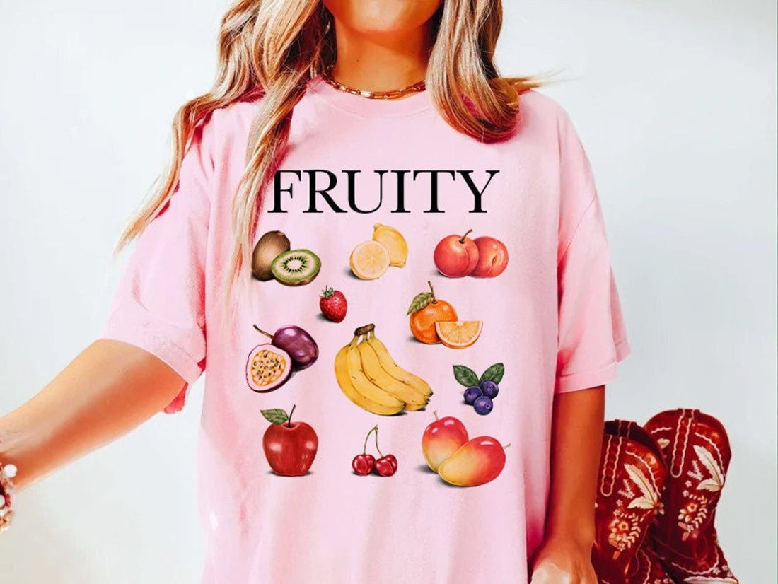 fruity shirt | fruity lesbian shirt | strawberry cottagecore shirt | strawberry aesthetic | lesbian shirt | funny lesbian | subtle lesbian