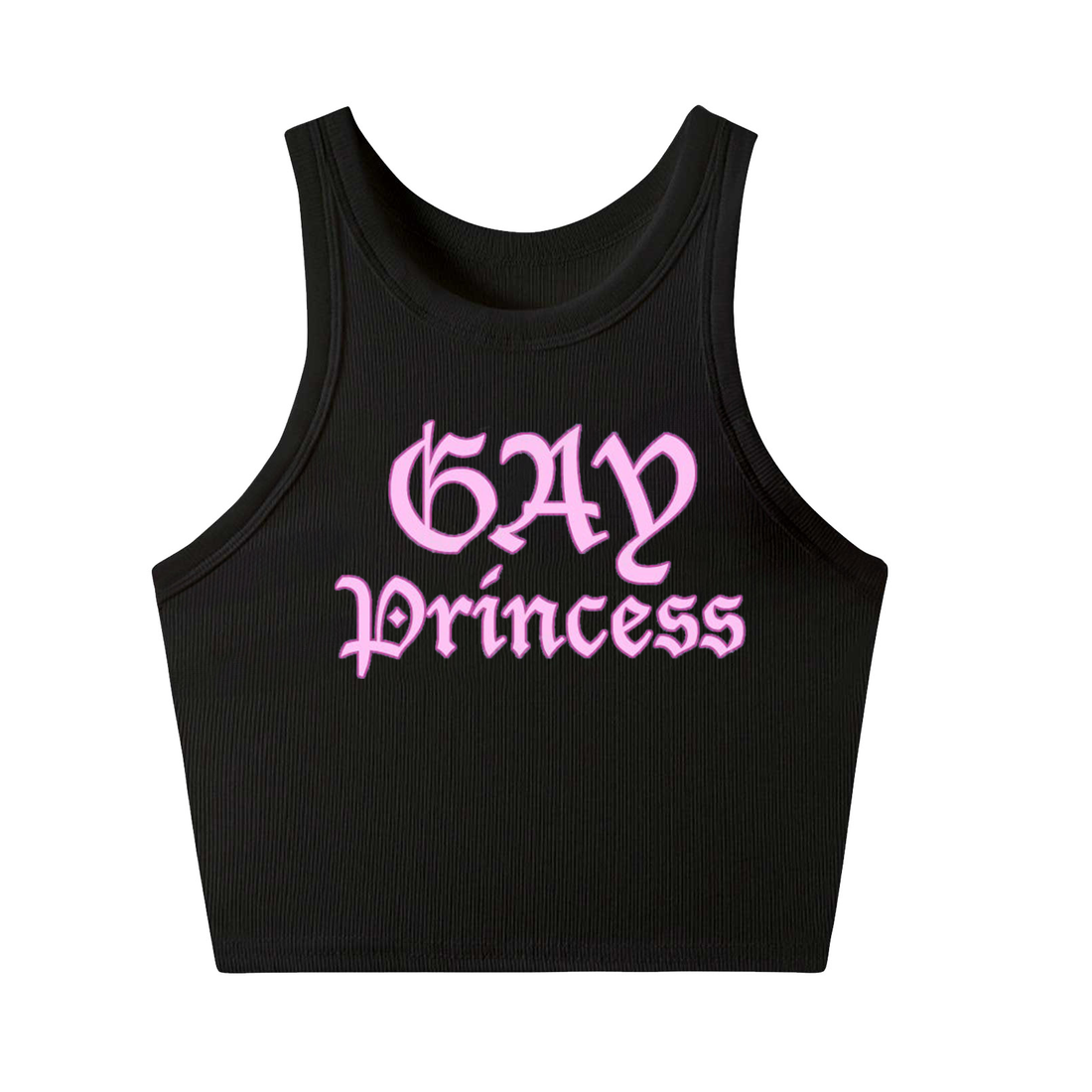 Gay Princess Crop Tank Top