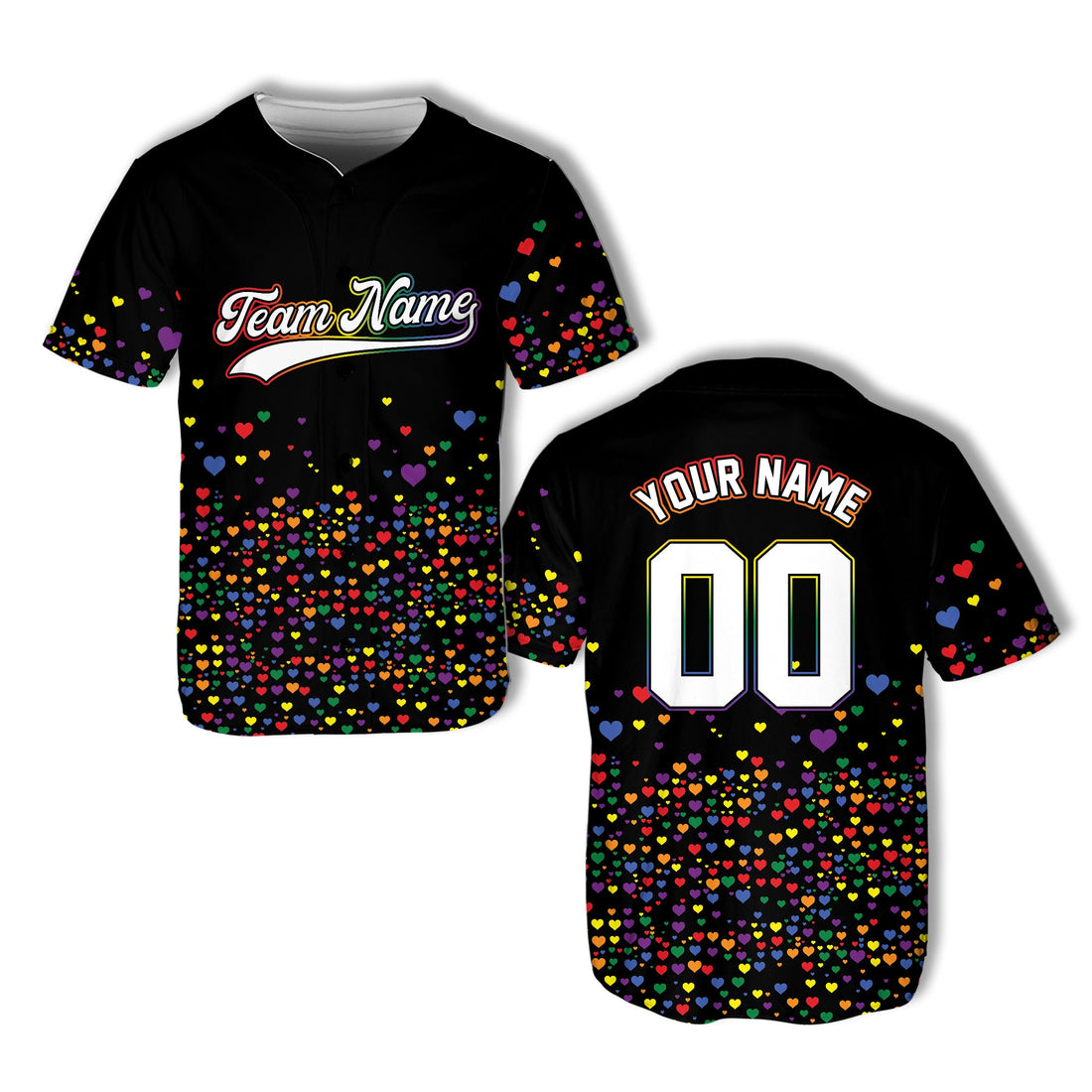 Custom Baseball Game Day Matching Outfit For LGBT Community