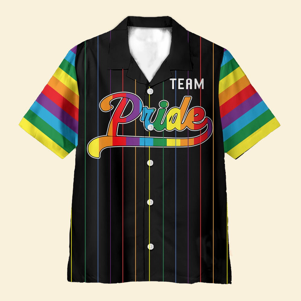 Custom LGBT PRIDE Striped Shirt, Belongs To Our Pride