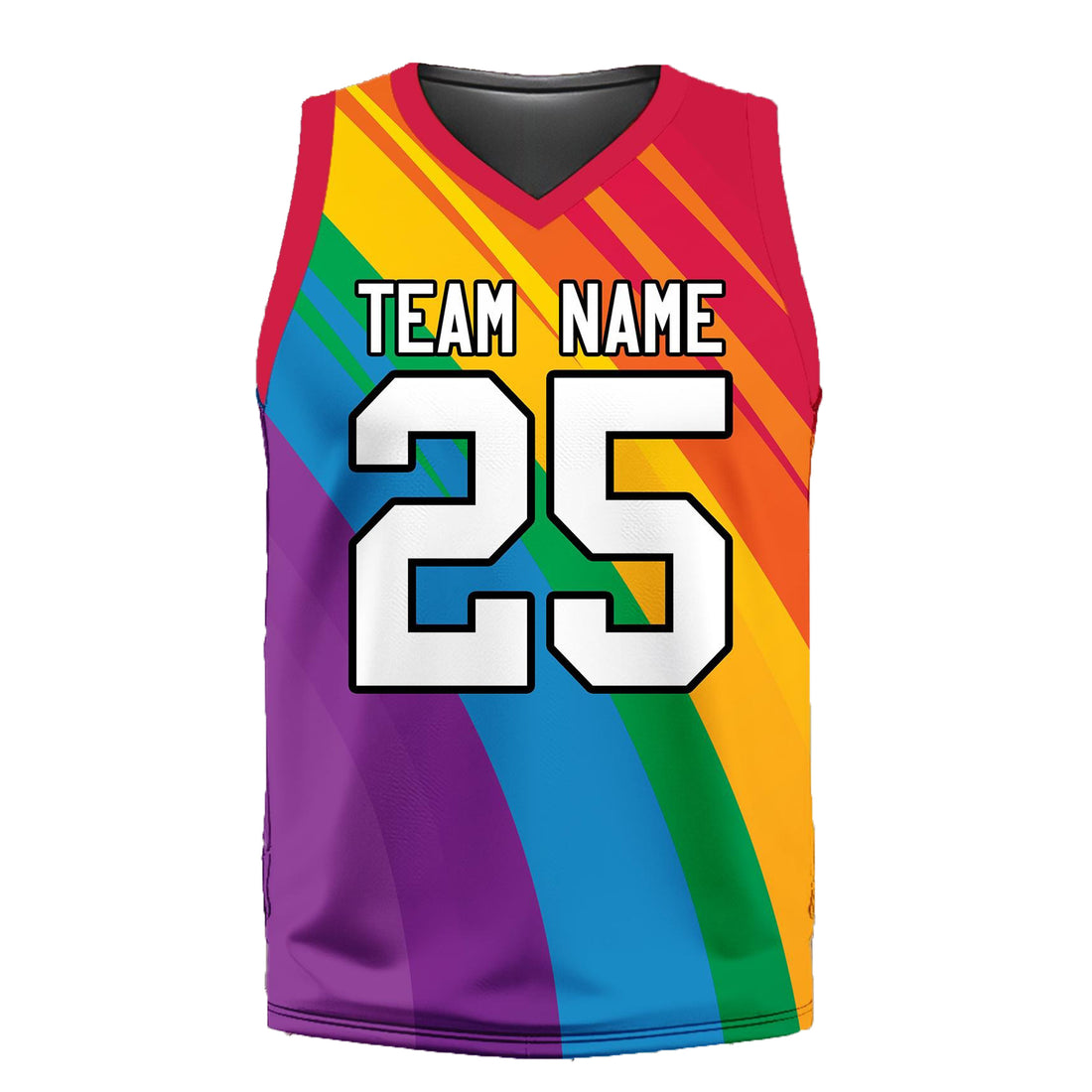 Personalized Name Pride Month Basketball Jersey