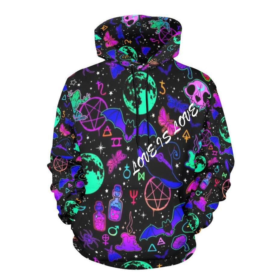 Witchcraft Patterns Witch Hoodie