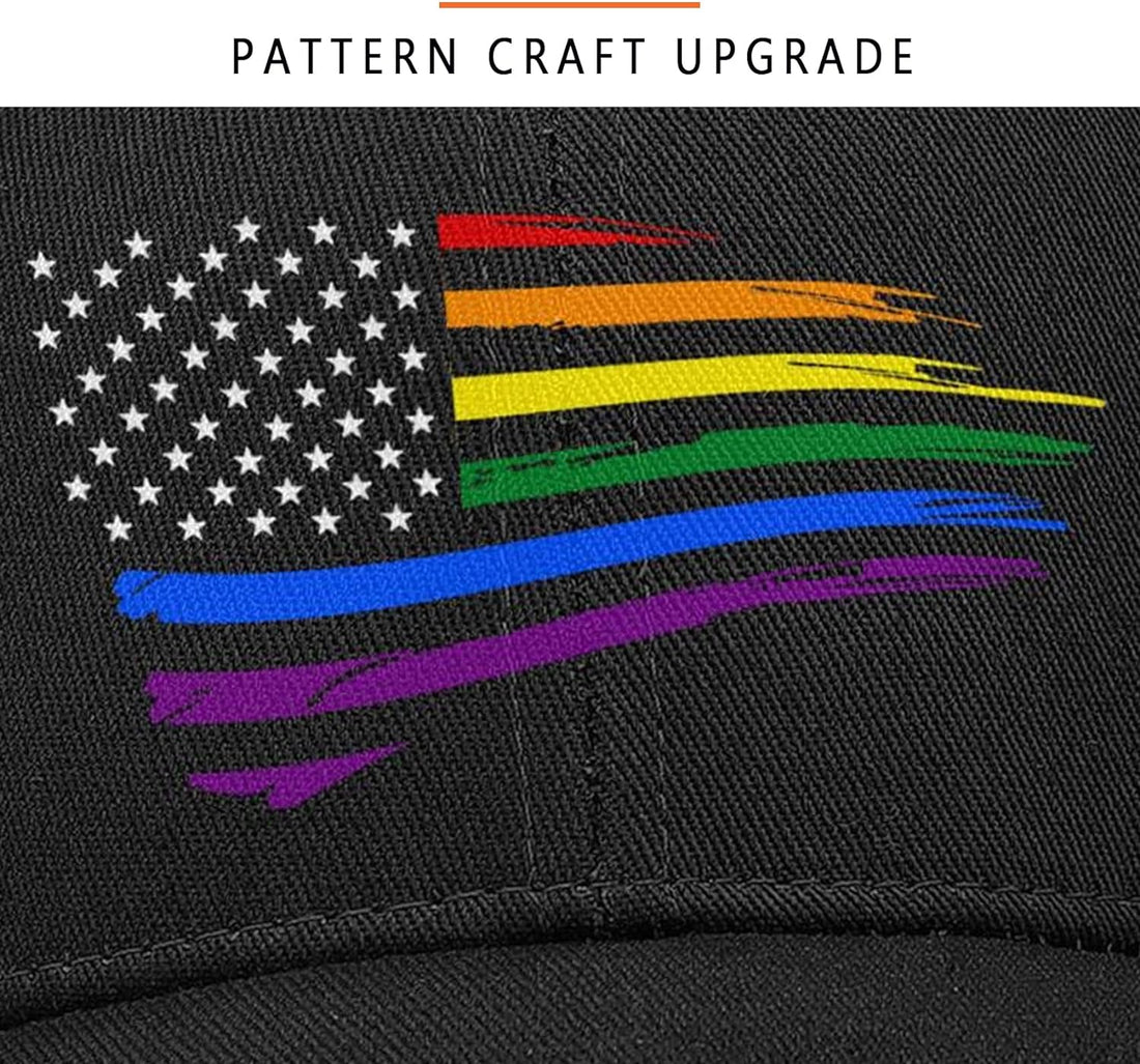 Pride Rainbow LGBT Baseball Cap for Trucker Hat