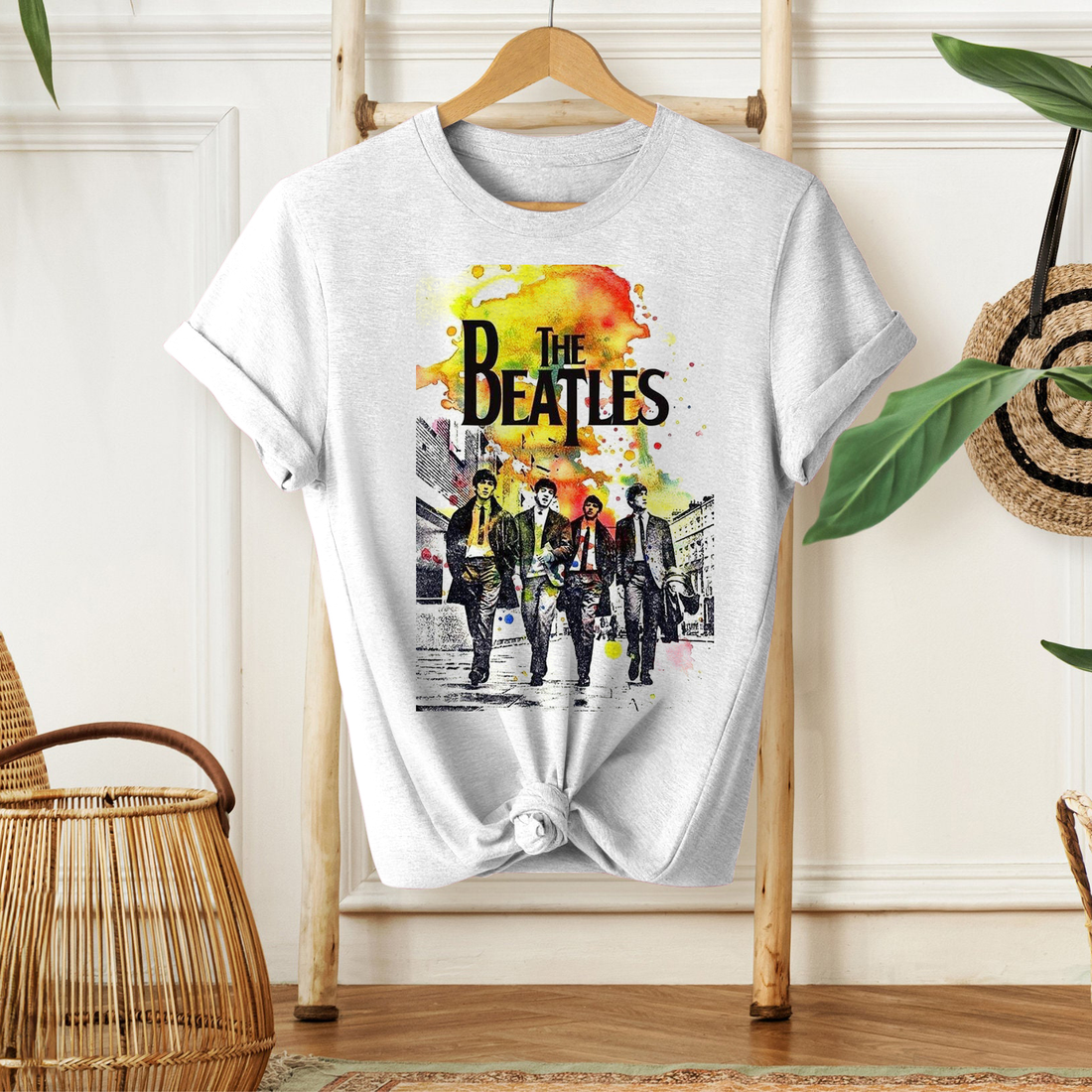 The Beatles crew-neck printed T-shirt