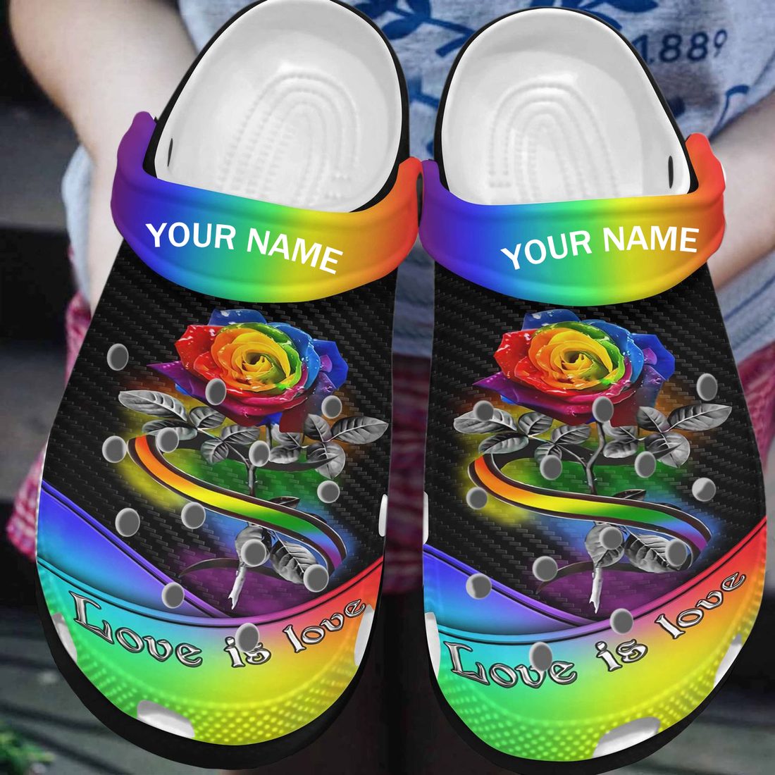 Custom Name - Lgbt Personalized Clog