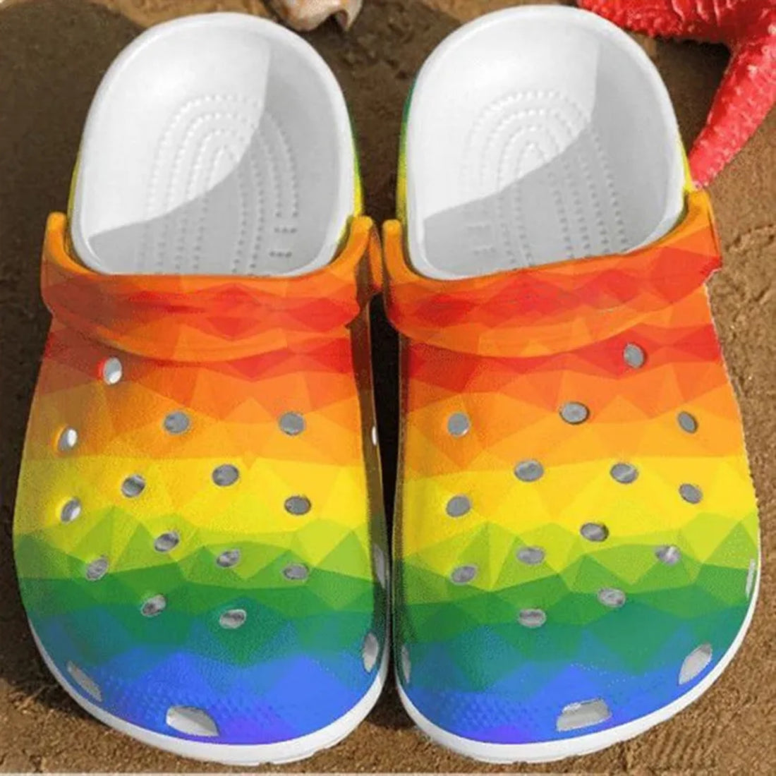 Custom Name Lgbt Rubber clog Shoes Comfy Footwear