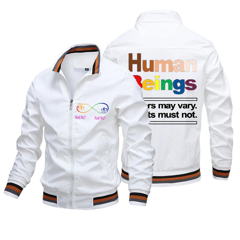 Human Beings Colors May Vary Rights Must Not Be A Flight Jacket