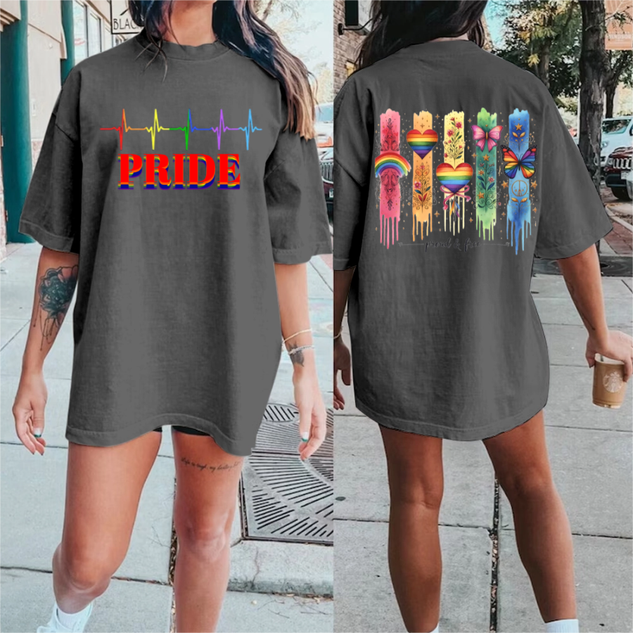 Proud heartbeat signal T-shirt