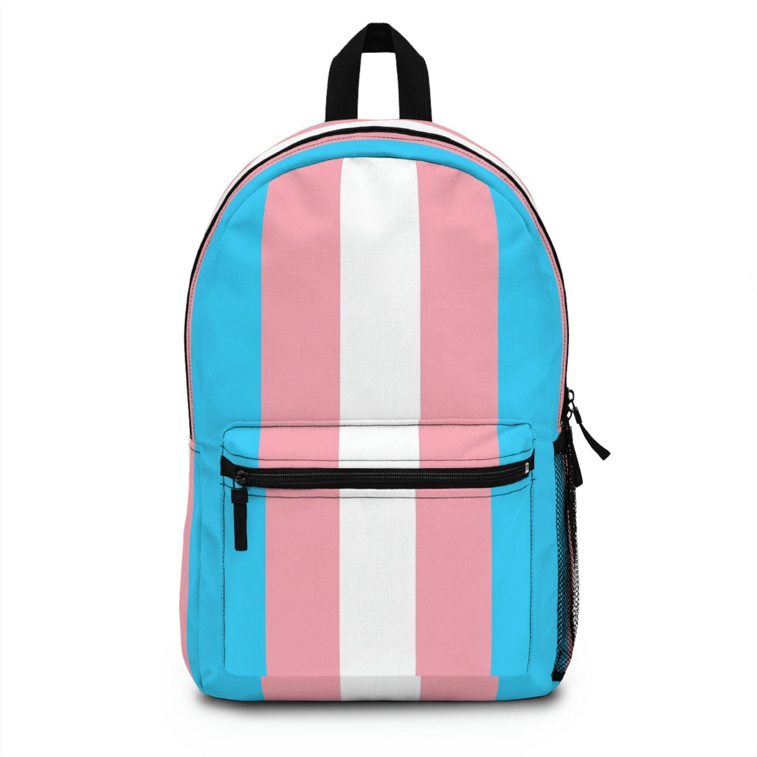 Transgender backpack; Trans flag traveling bag; Trans pride laptop bag; LGBTQ pride parade travel bag; Gift for ftm or mtf transgender