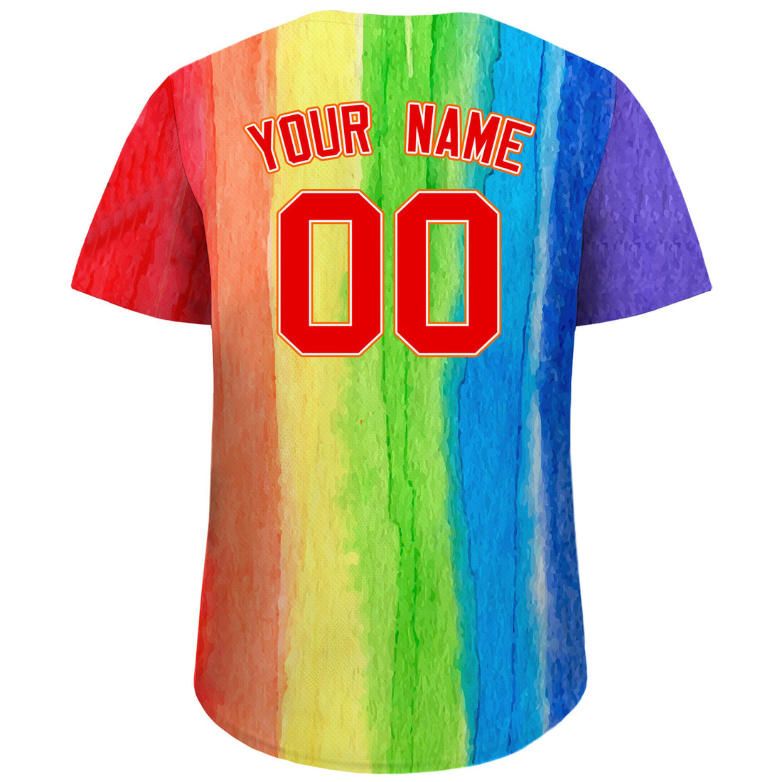 Custom LGBTQ Pride Baseball Jersey