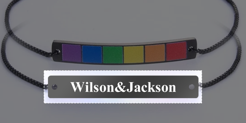 Any Text - Personalized LGBT Support Engraved Rainbow Bracelet