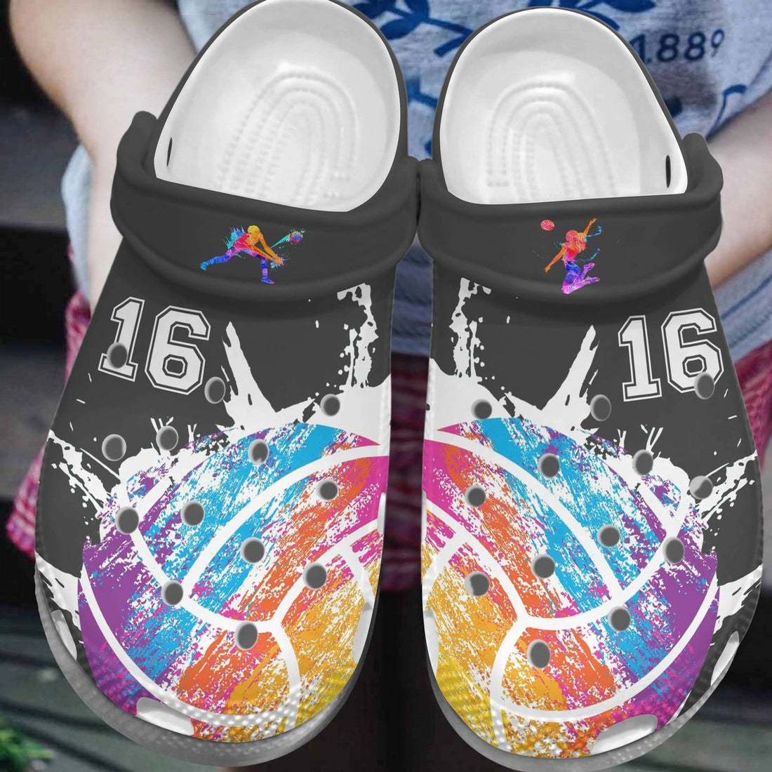 Volleyball Personalized Personalize Clog