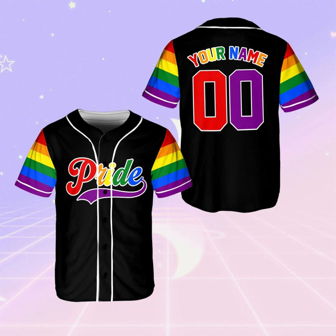 Personalized LGBT Team Pride Month Jersey