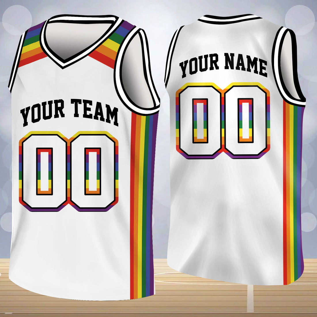 Custom LGBT  Basketball Game Day Matching Outfit