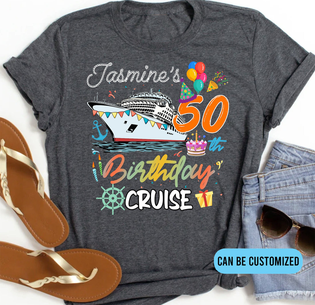 Birthday Cruise  - Customize Year And Name