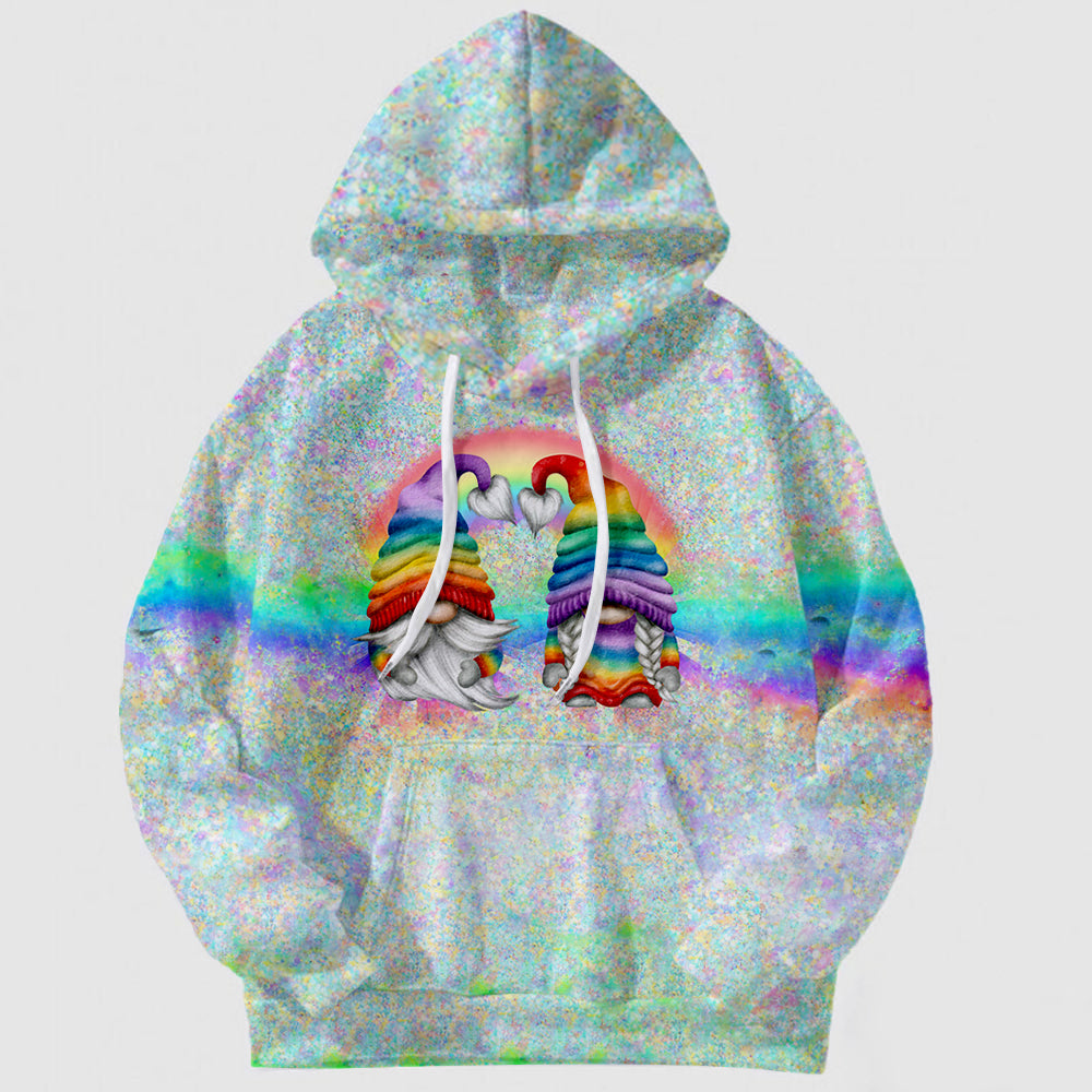 Rainbow goblin hoodie