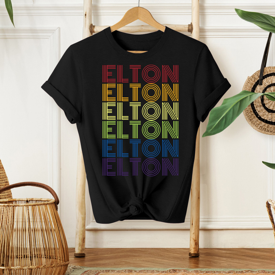 ELTON - LGBT Crewneck Printed T-shirt