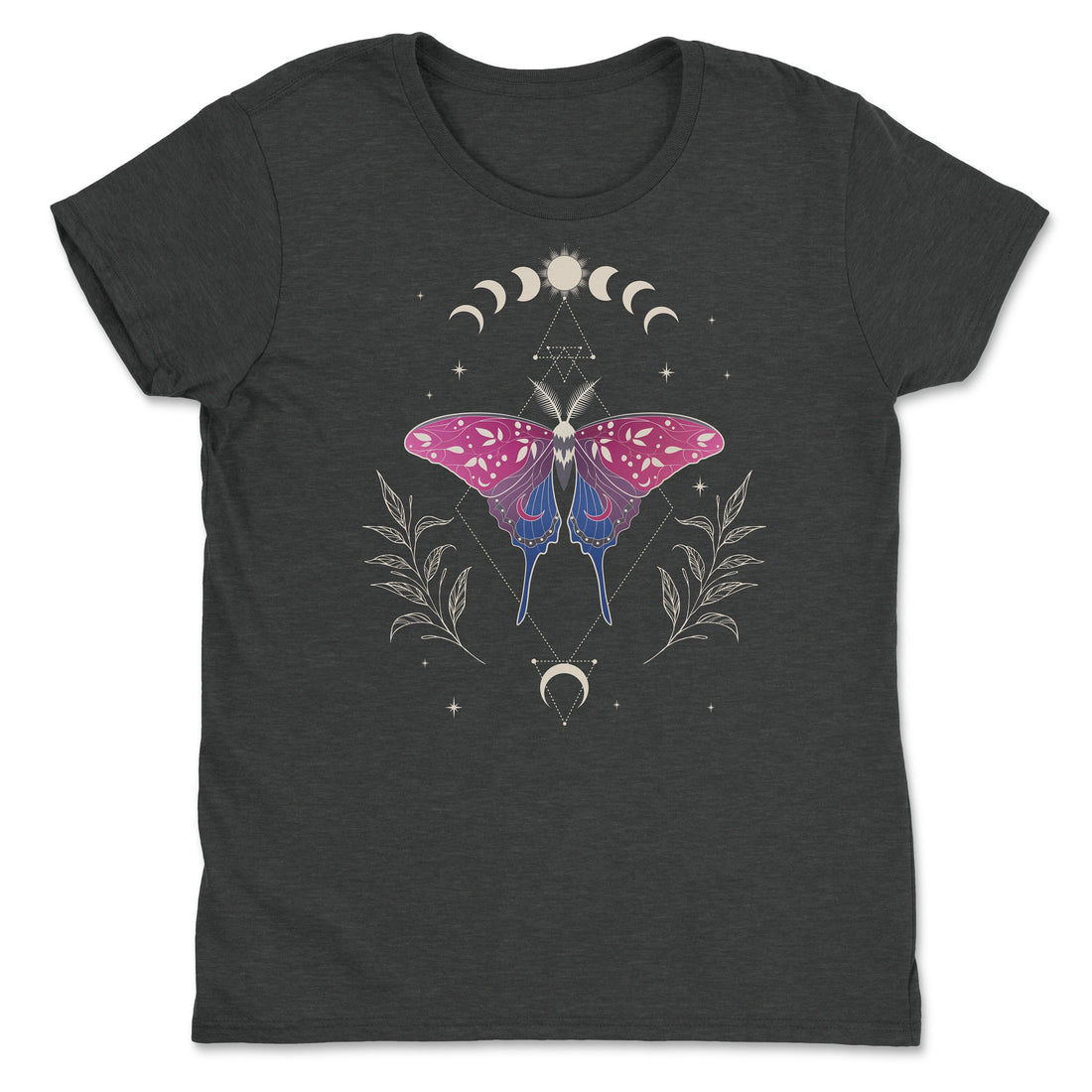 Bi Flag Luna Moth Moon Phase Cottagecore Cottage Core