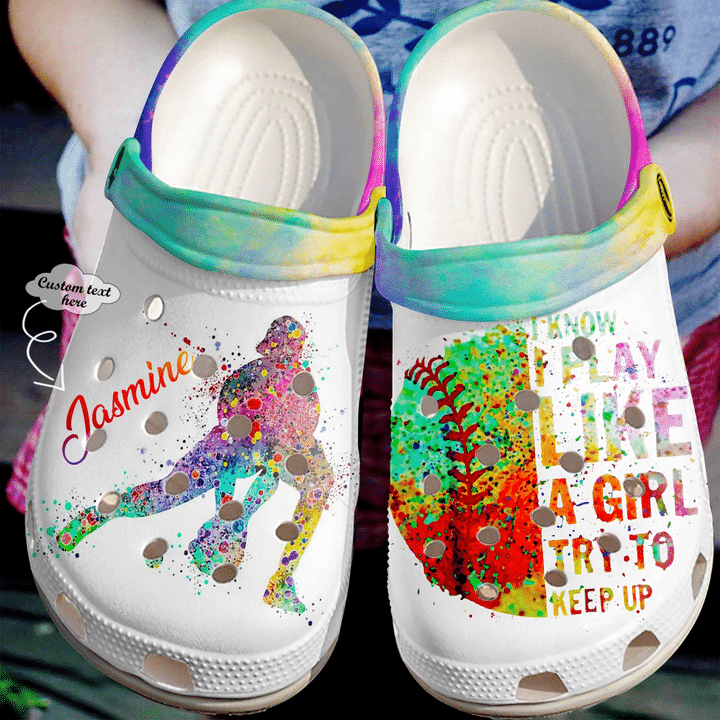 Softball Personalized Crocs