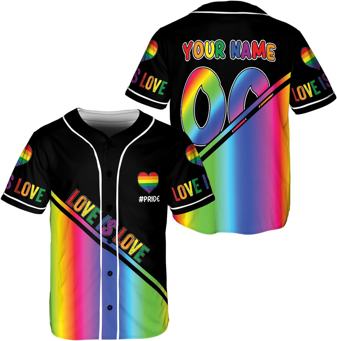 Custom  LGBT Baseball Jersey