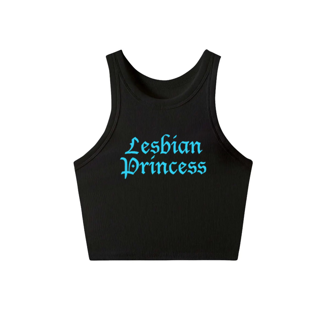 Lesbian Princess Crop Tank Top